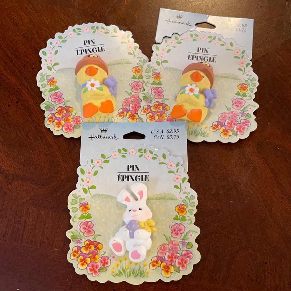 Hallmark Spring Pins - set of (3)